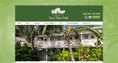Desktop Screenshot of kauaipalmshotel.com